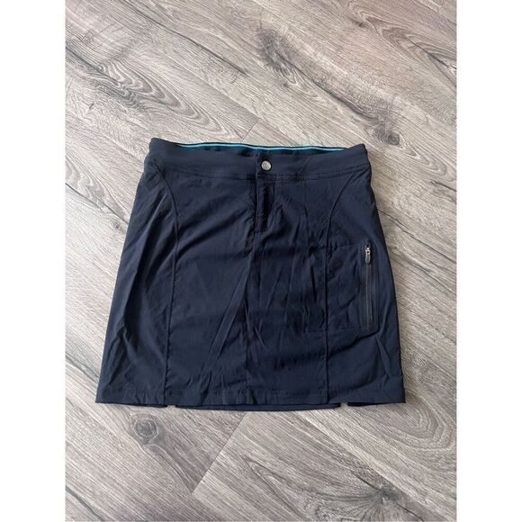 Columbia Skort Omni-Shield Black Advanced Repellancy Shorts Skirt Size 6 EUC - Picture 1 of 5